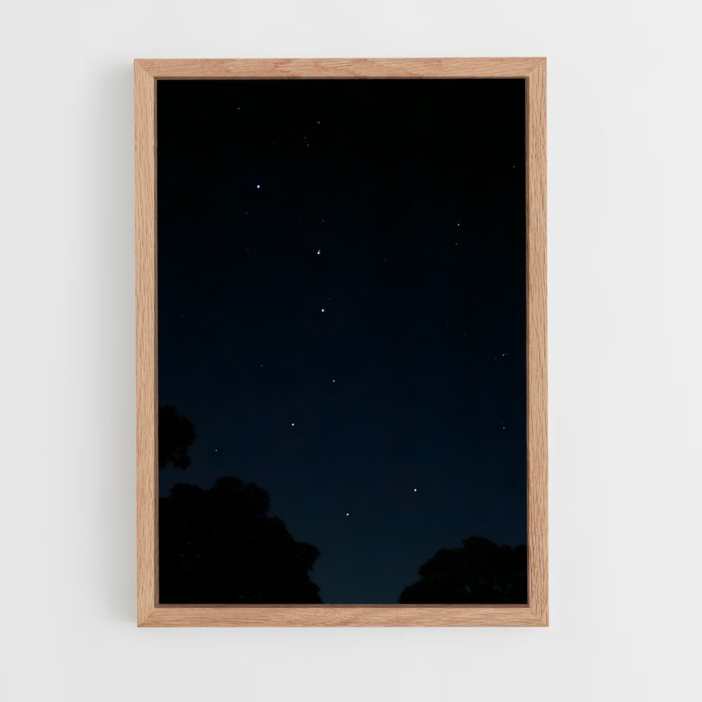 Poster Constellation Grande Ourse Lumineuse – affiche Constellations (vue 4)